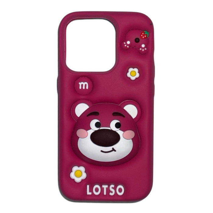 3D Lotso Silicone Case for iPhone 13 Pro / 14 Pro / 15 Pro